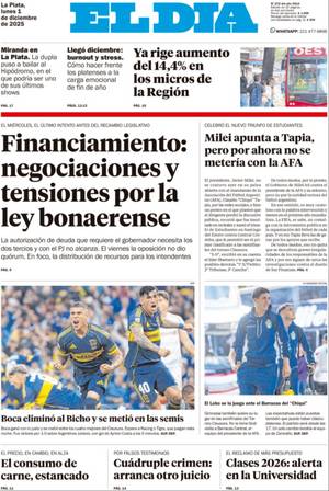 Tapa de la Edición Impresa