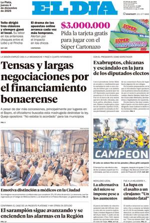 Tapa de la Edición Impresa