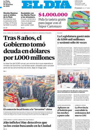 Tapa de la Edición Impresa