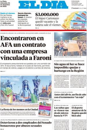 Tapa de la Edición Impresa