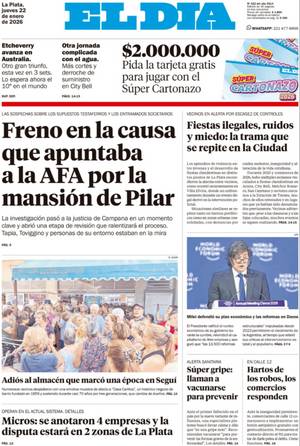 Tapa de la Edición Impresa