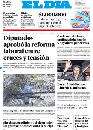 Tapa de la Edición Impresa
