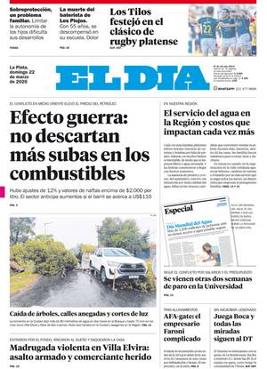 Tapa de la Edición Impresa
