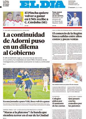 Tapa de la Edición Impresa