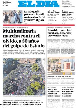 Tapa de la Edición Impresa