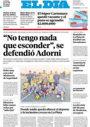 Tapa de la Edición Impresa