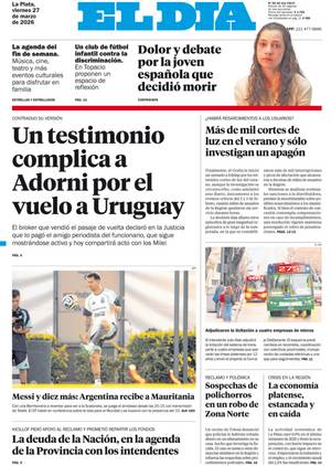 Tapa de la Edición Impresa