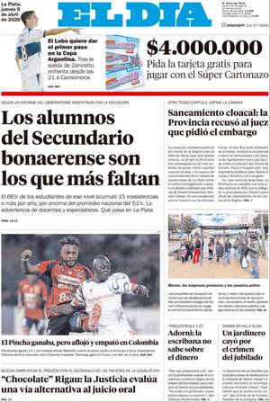 Tapa de la Edición Impresa