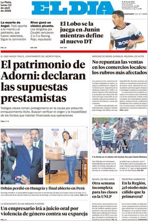 Tapa de la Edición Impresa