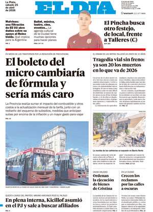 Tapa de la Edición Impresa
