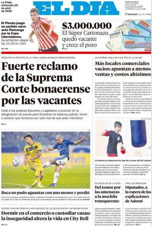 Tapa de la Edición Impresa