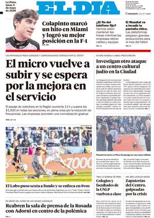 Tapa de la Edición Impresa
