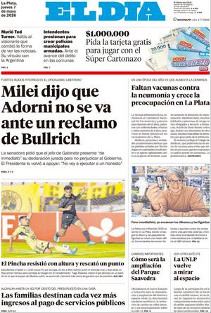 Tapa de la Edición Impresa